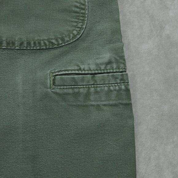 Vintage Y2K Carhartt B144 OLV Olive Green Carpenter Short Workwear 32x7.5 - Picture 7 of 11